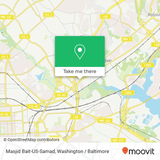 Masjid Bait-US-Samad, 7302 Philadelphia Rd map