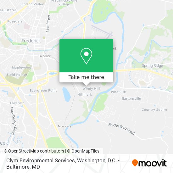 Clym Environmental Services map