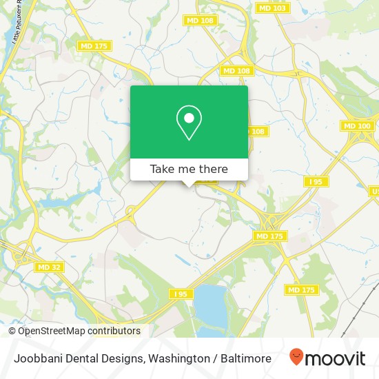 Mapa de Joobbani Dental Designs, 6700 Alexander Bell Dr