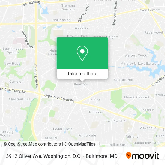 3912 Oliver Ave map