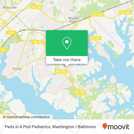 Peds in A Pod Pediatrics, 201 Back River Neck Rd map