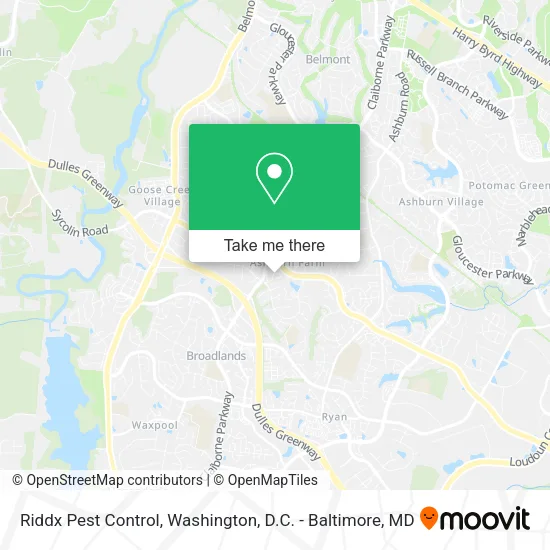 Riddx Pest Control map