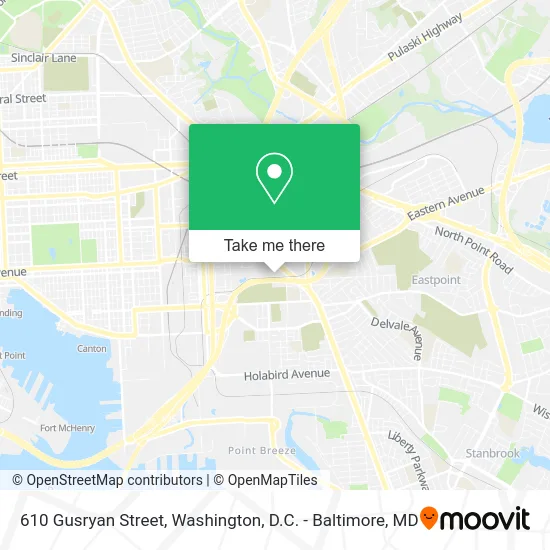 610 Gusryan Street map