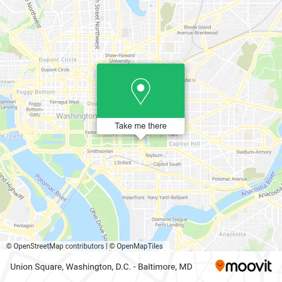 Union Square map