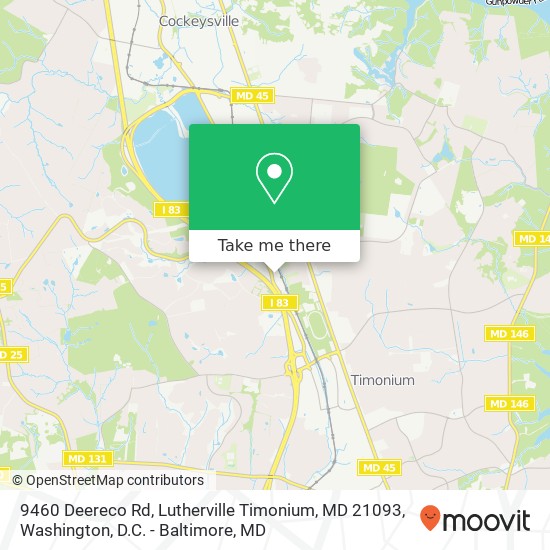 9460 Deereco Rd, Lutherville Timonium, MD 21093 map