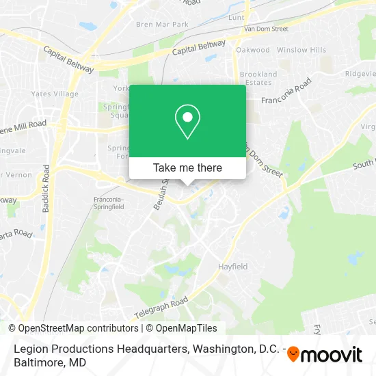 Legion Productions Headquarters map