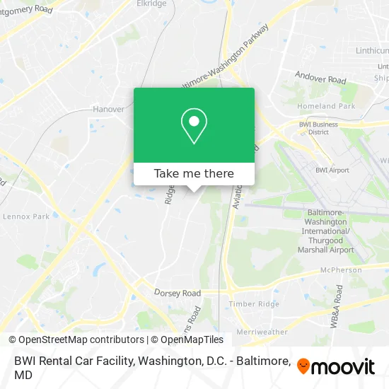 Driving Directions To Bwi How To Get To Bwi Rental Car Facility In Washington, D.c. - Baltimore, Md  By Bus Or Train?