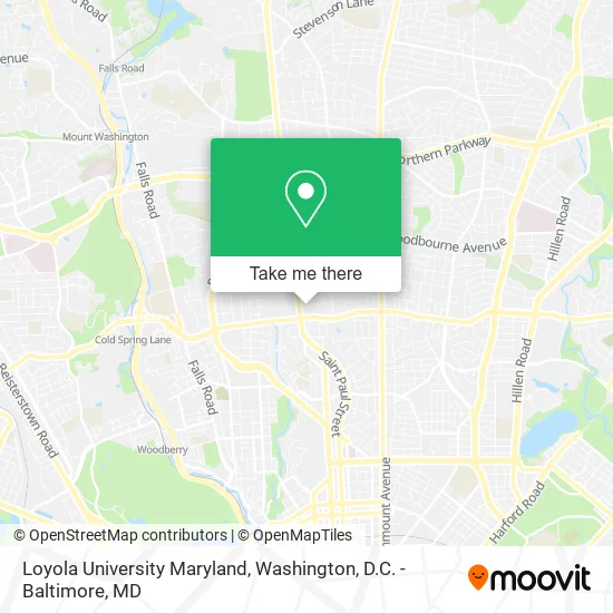 Loyola University Maryland Map How To Get To Loyola University Maryland In Baltimore By Bus Or Light Rail?