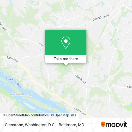 Glenstone map