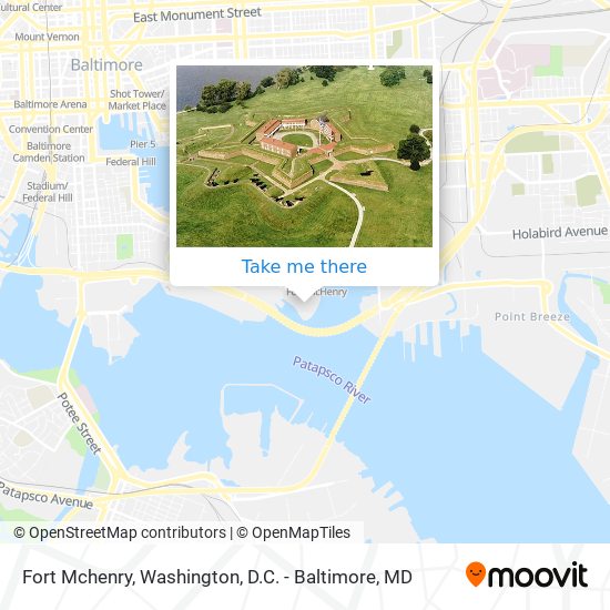 Mapa de Fort Mchenry