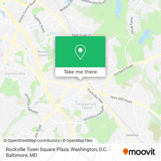 Rockville Town Square Plaza map