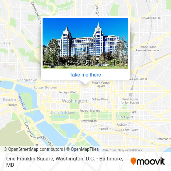 One Franklin Square map