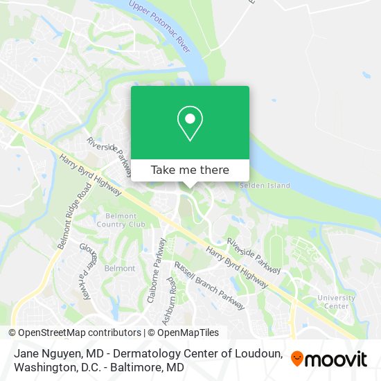 Mapa de Jane Nguyen, MD - Dermatology Center of Loudoun