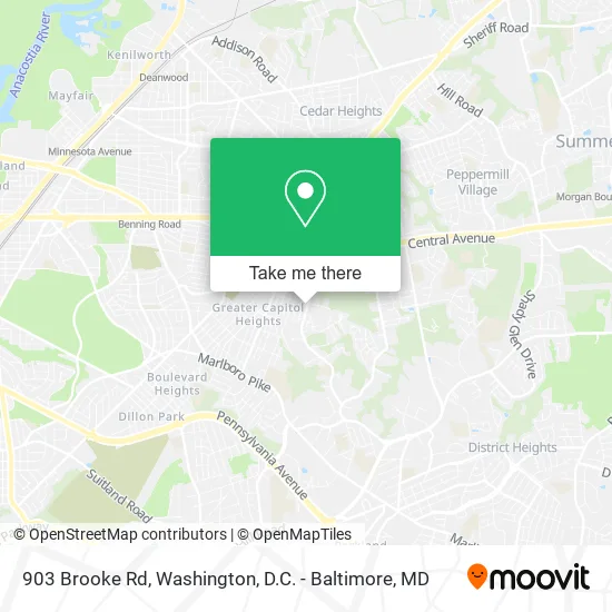 903 Brooke Rd map