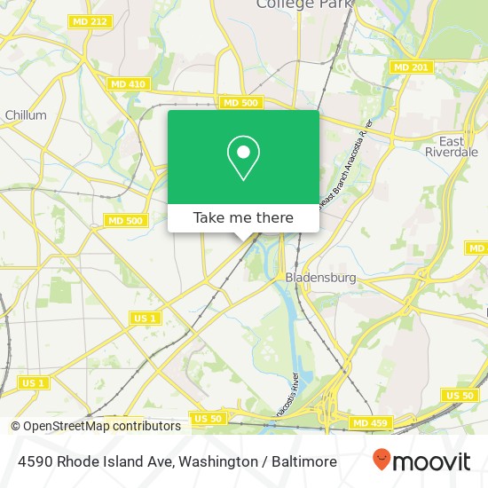 4590 Rhode Island Ave, Brentwood, MD 20722 map