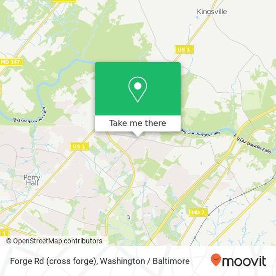 Forge Rd (cross forge), Perry Hall, MD 21128 map