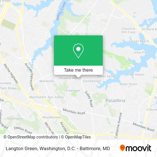 Langton Green, 377 Washington Ave map