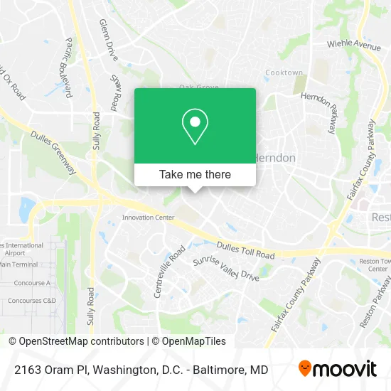 2163 Oram Pl map