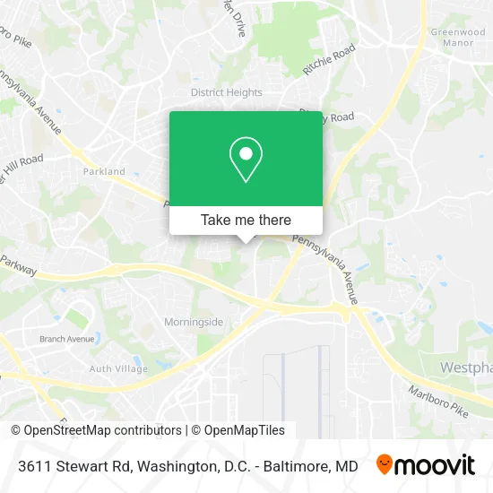 Mapa de 3611 Stewart Rd