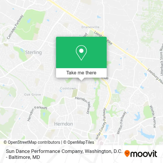 Sun Dance Performance Company map