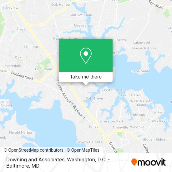 Downing and Associates, 202 Cypress Creek Rd map