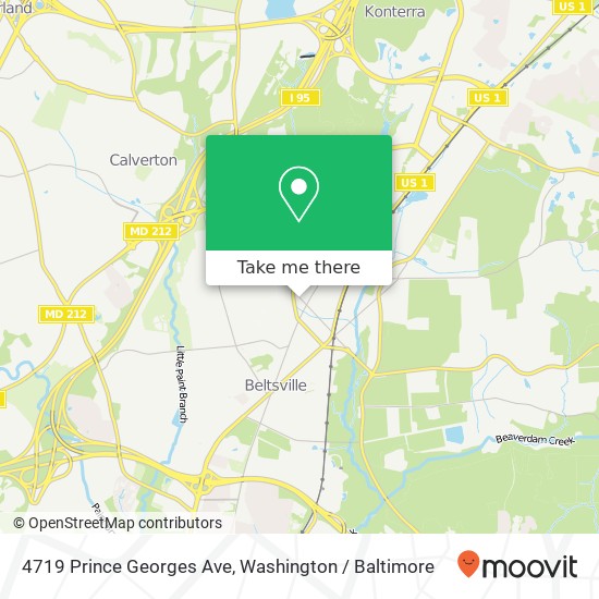 4719 Prince Georges Ave, Beltsville, MD 20705 map