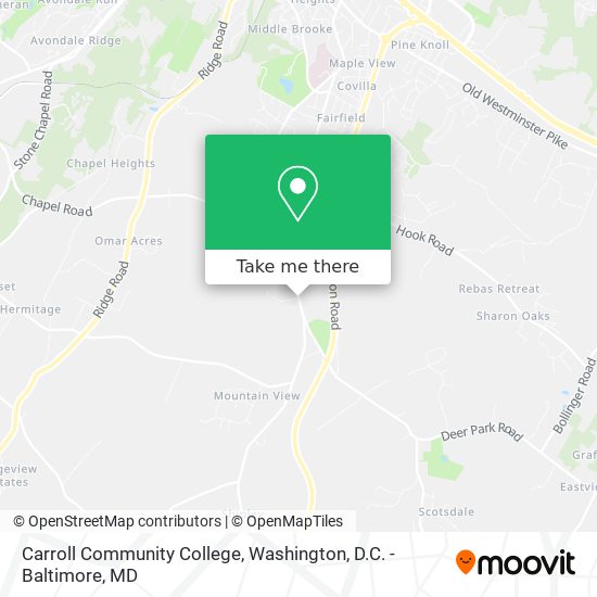 Carroll Community College map