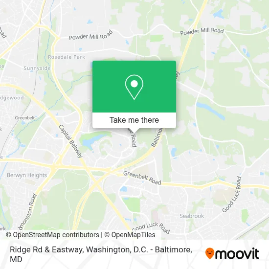 Ridge Rd & Eastway map