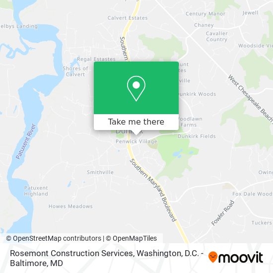 Rosemont Construction Services map