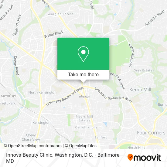 Mapa de Innova Beauty Clinic
