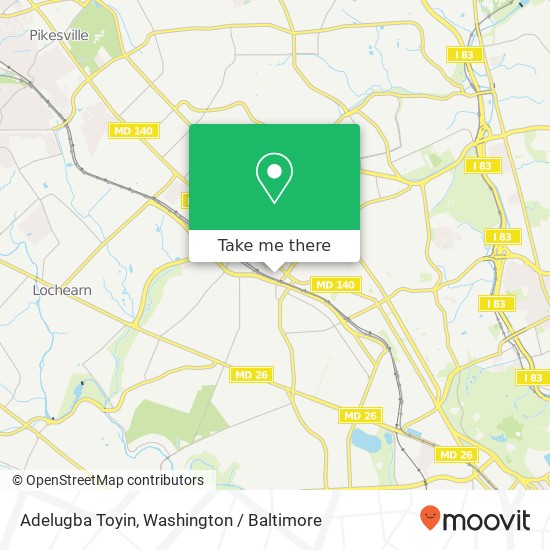 Mapa de Adelugba Toyin, 5226 Fairlawn Ave
