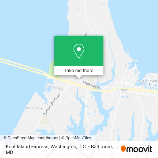 Kent Island Express map