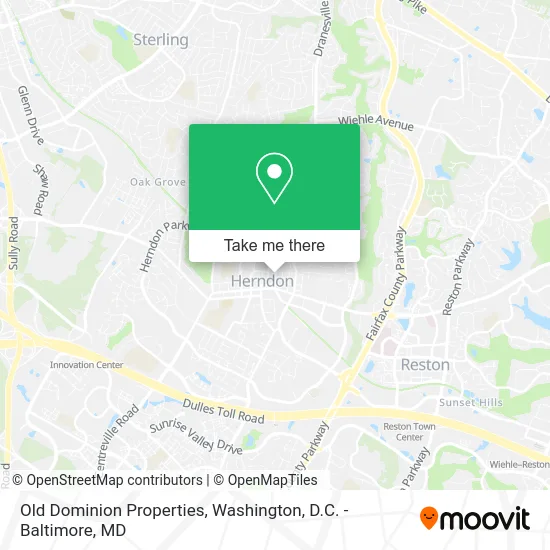 Old Dominion Properties map