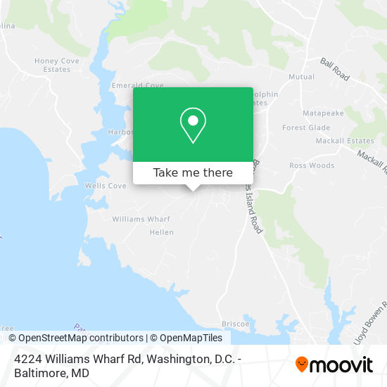 Mapa de 4224 Williams Wharf Rd