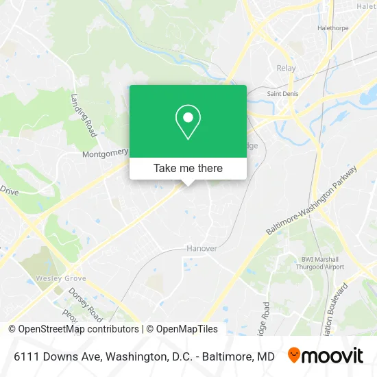 Mapa de 6111 Downs Ave