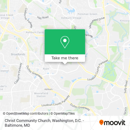 Mapa de Christ Community Church