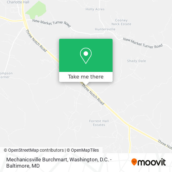 Mapa de Mechanicsville Burchmart