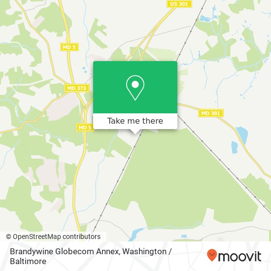 Mapa de Brandywine Globecom Annex