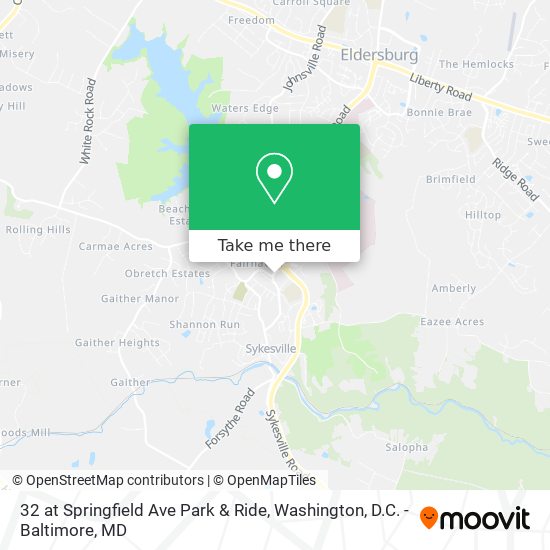 Mapa de 32 at Springfield Ave Park & Ride