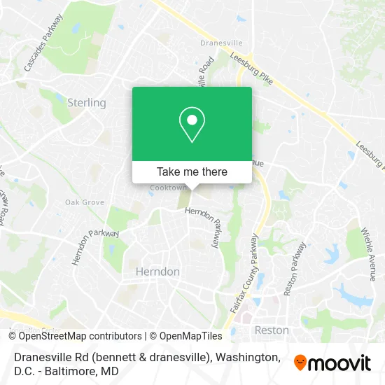 Dranesville Rd (bennett & dranesville) map