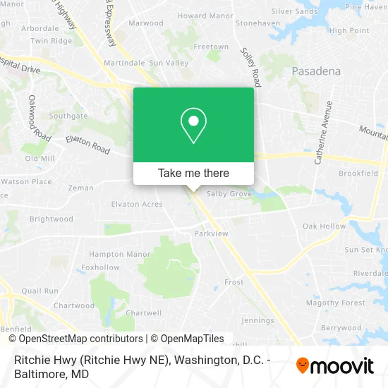 Ritchie Hwy (Ritchie Hwy NE) map