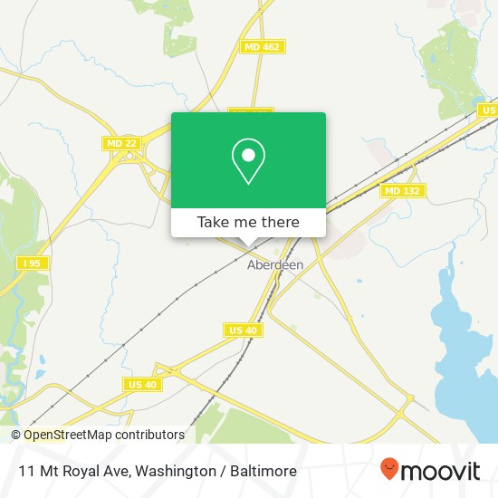 11 Mt Royal Ave, Aberdeen, MD 21001 map