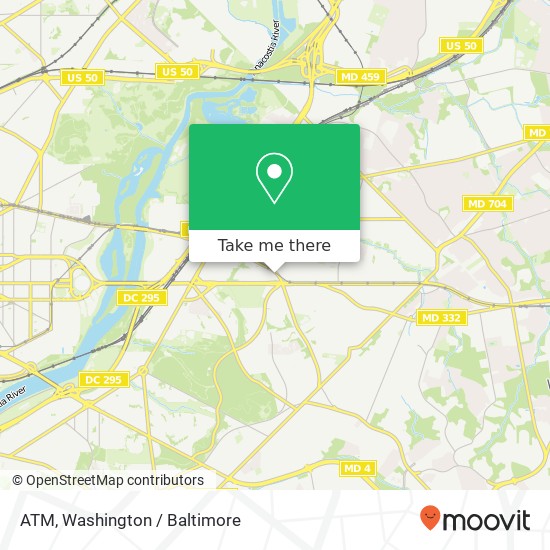 ATM, 4443 Benning Rd NE map