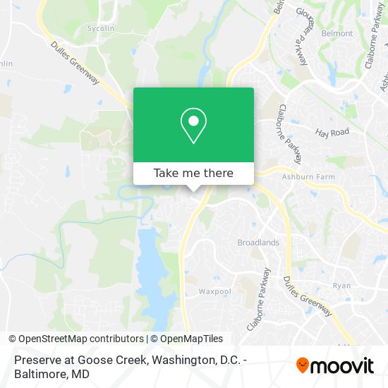 Preserve at Goose Creek map