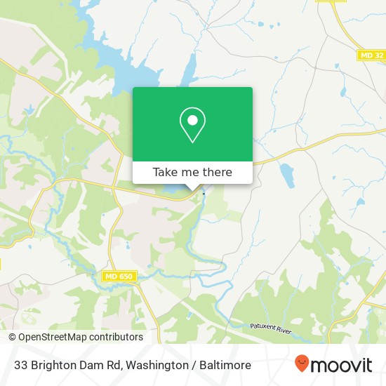 33 Brighton Dam Rd, Brookeville, MD 20833 map