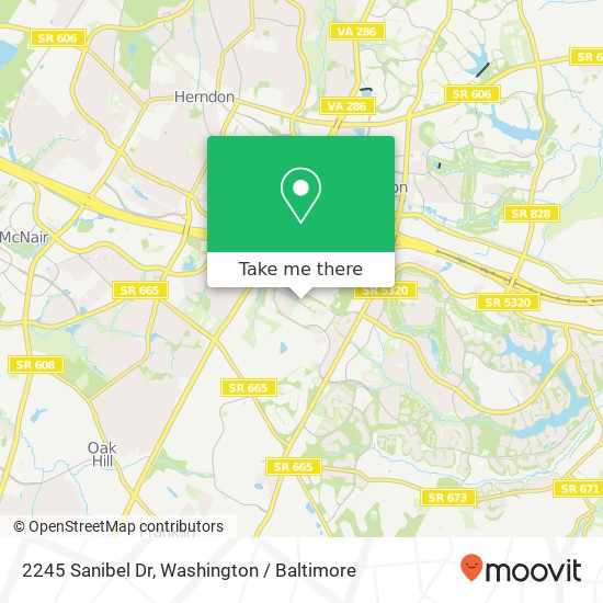 2245 Sanibel Dr, Reston, VA 20191 map