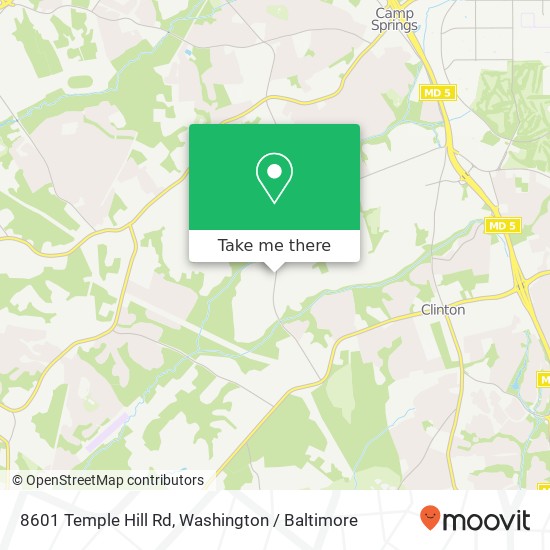 8601 Temple Hill Rd, Temple Hills, MD 20748 map