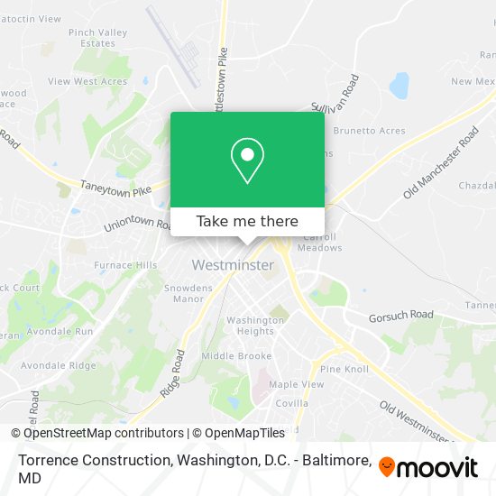 Torrence Construction map
