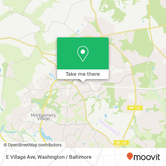 E Village Ave, Montgomery Village, MD 20886 map