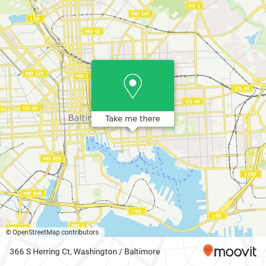 366 S Herring Ct, Baltimore, MD 21231 map